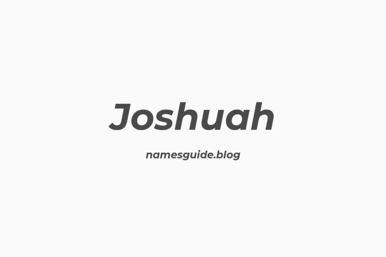 53+ Unique Middle Names for Joshuah