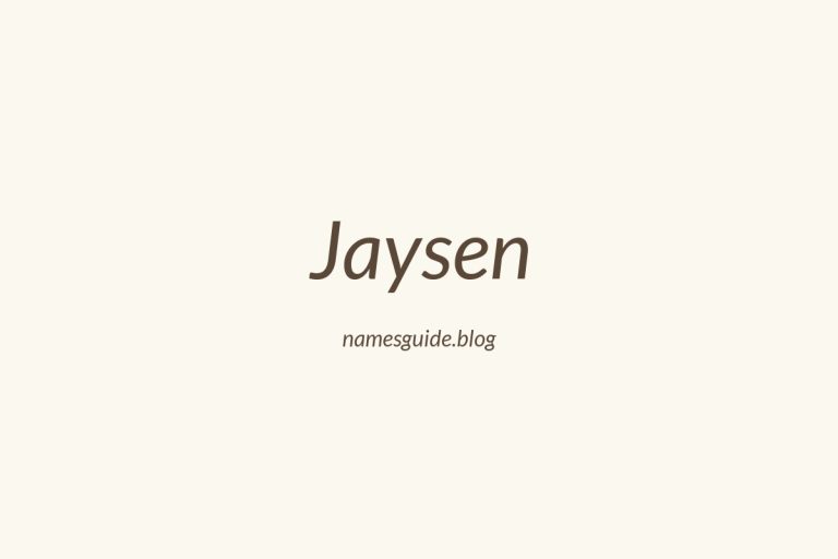 53+ Unique Middle Names for Jaysen