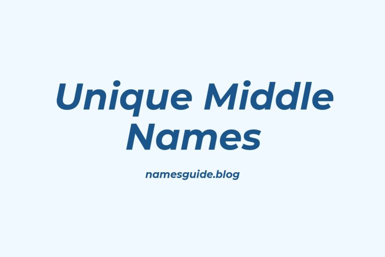 43+ Unique Middle Names for Windell