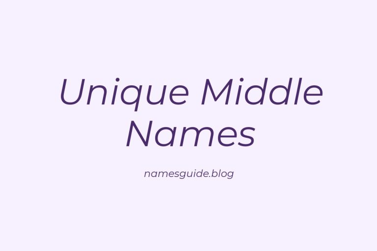 60+ Unique Middle Names for Carlyle