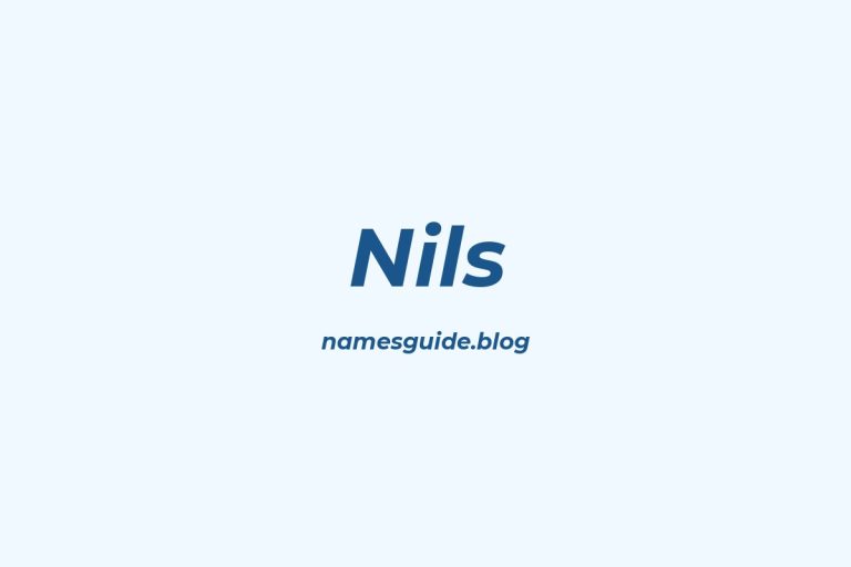 52+ Classic Middle Names for Nils