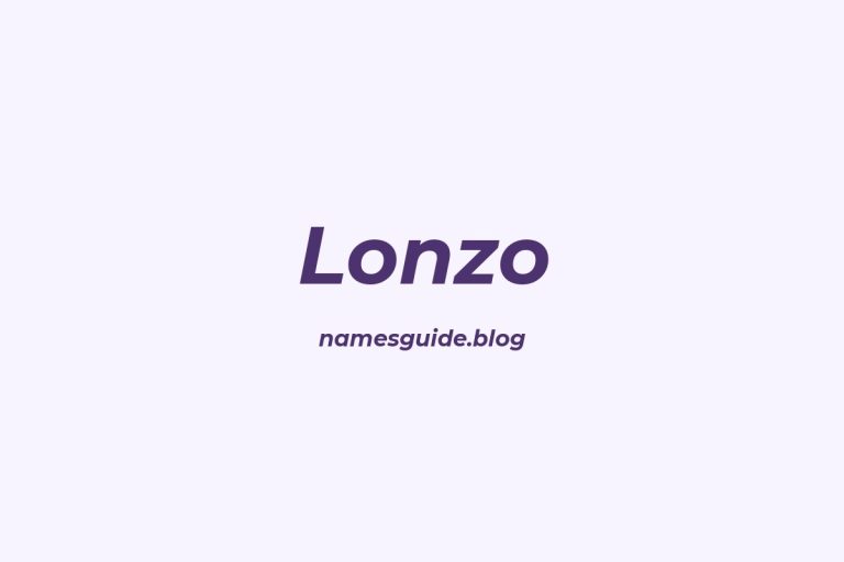 42+ Unique Middle Names for Lonzo