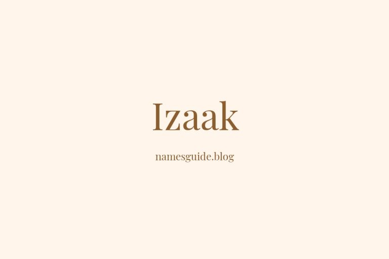 53+ Unique Middle Names for Izaak