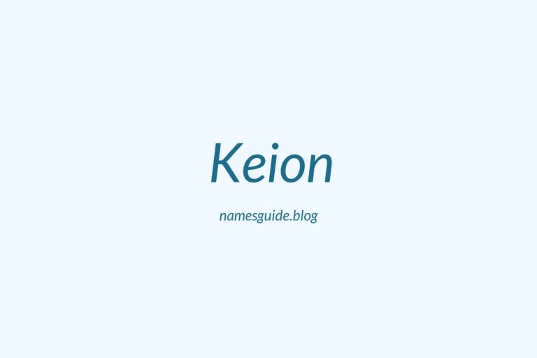 50+ Unique Middle Names for Keion