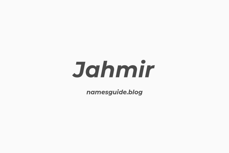 57+ Unique Middle Names for Jahmir