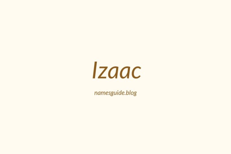 52+ Unique Middle Names for Izaac