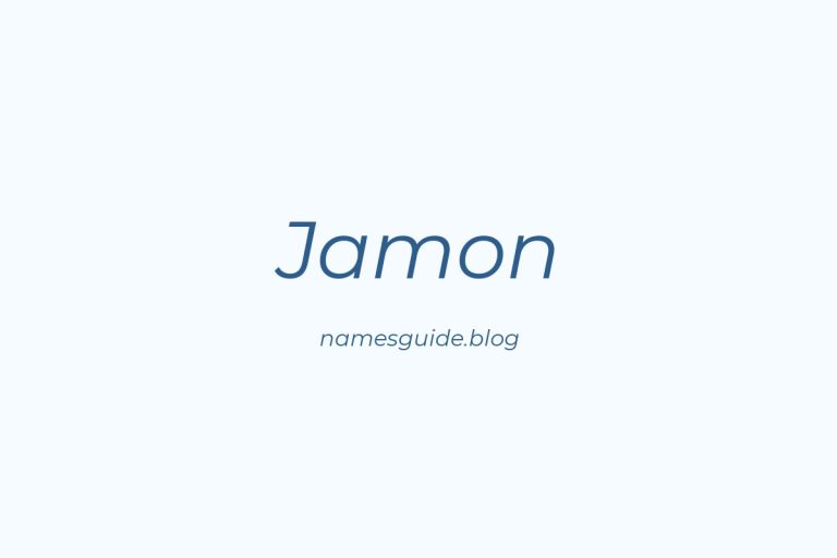 52+ Unique Middle Names for Jamon