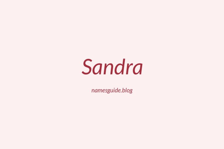 57+ Classic Middle Names for Sandra
