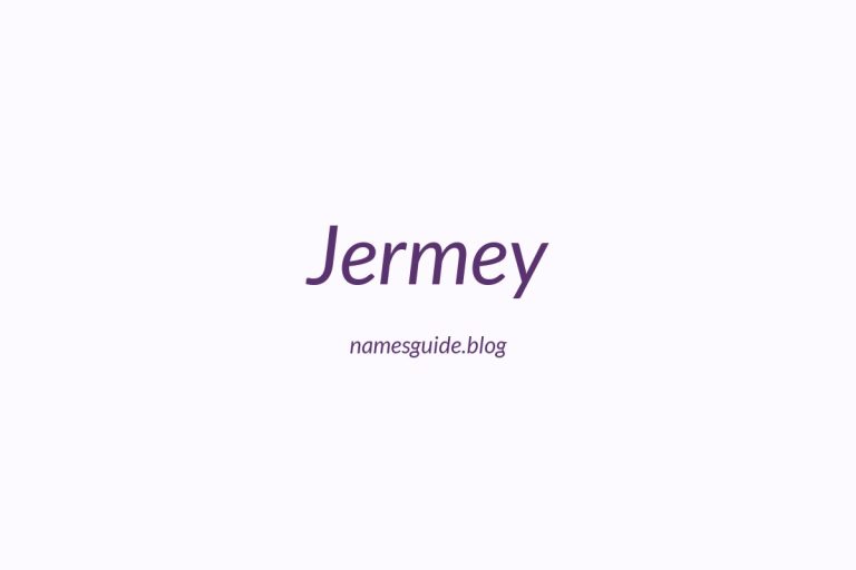 57+ Unique Middle Names for Jermey