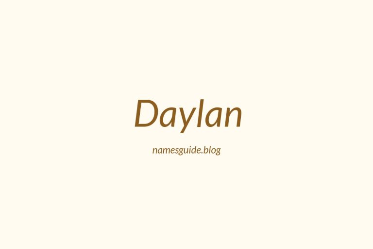 57+ Unique Middle Names for Daylan