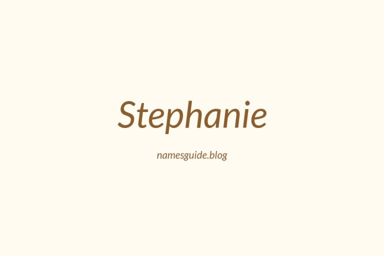 53+ Classic Middle Names for Stephanie