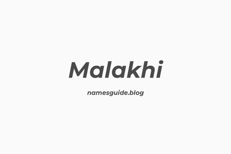 61+ Unique Middle Names for Malakhi