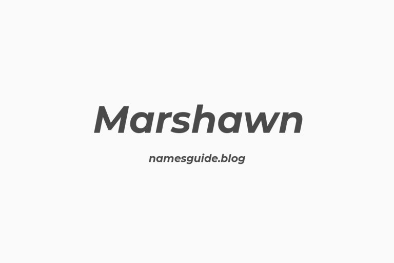 39+ Unique Middle Names for Marshawn