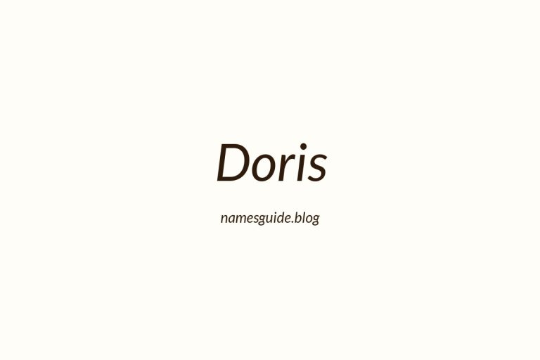 56+ Classic Middle Names for Doris