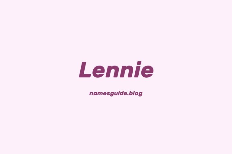 56+ Unique Middle Names for Lennie