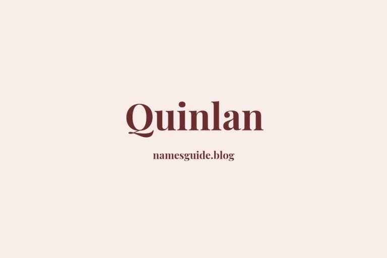 57+ Unique Middle Names for Quinlan