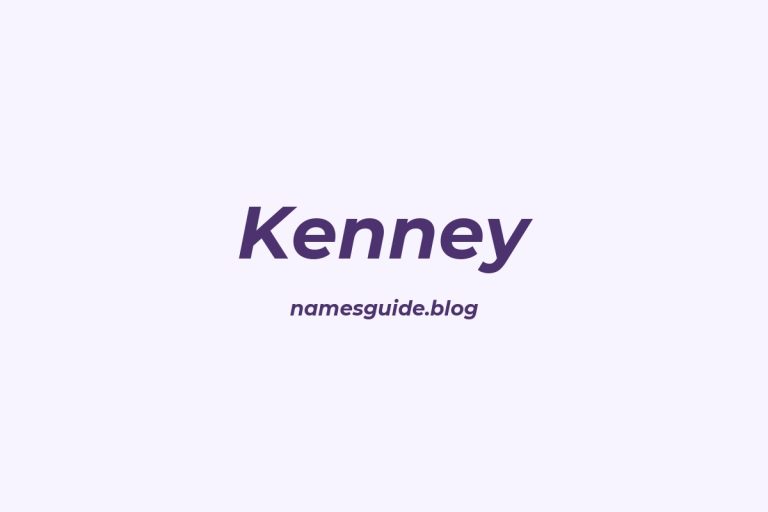 57+ Unique Middle Names for Kenney