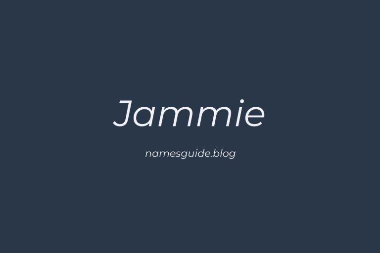 57+ Unique Middle Names for Jammie