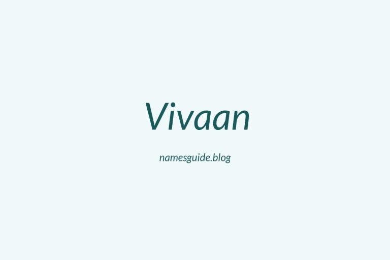 52+ Unique Middle Names for Vivaan