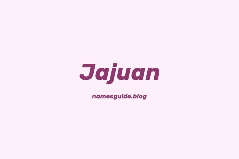 57+ Unique Middle Names for Jajuan