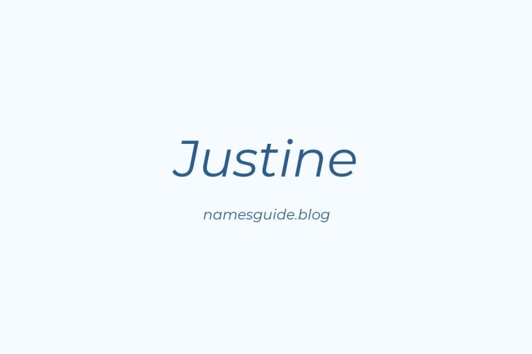 38+ Unique Middle Names for Justine