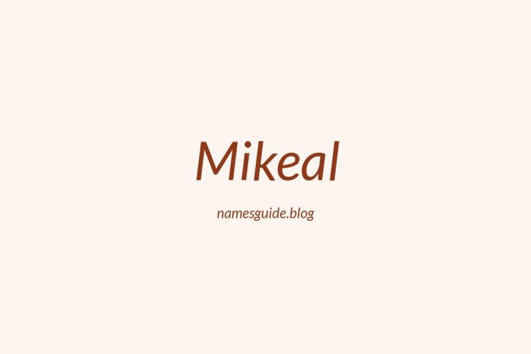 50+ Classic Middle Names for Mikeal