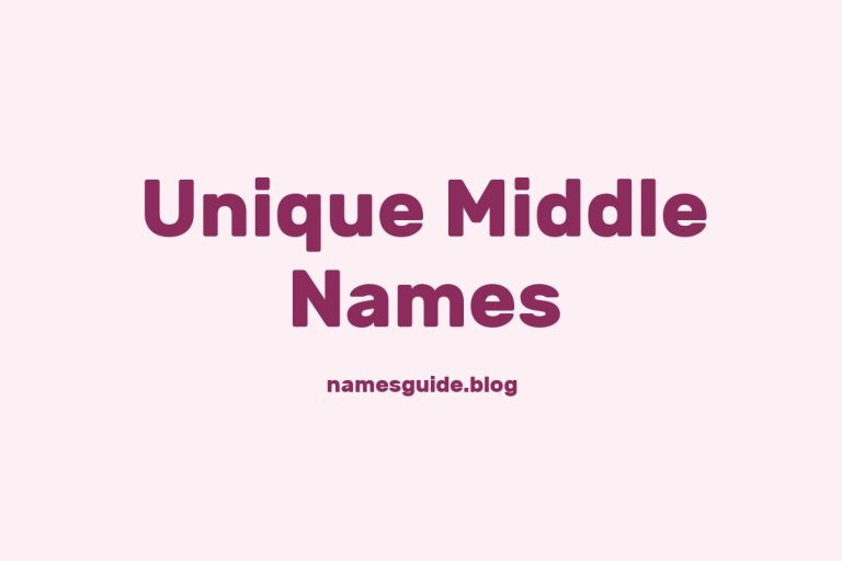 59+ Classic Middle Names for Antwain