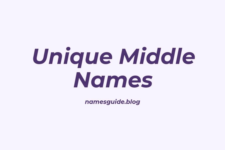 61+ Unique Middle Names for Landan