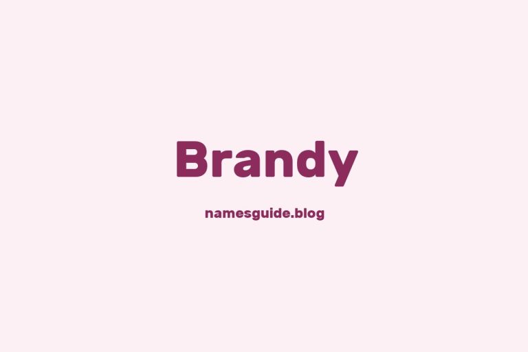 50+ Unique Middle Names for Brandy