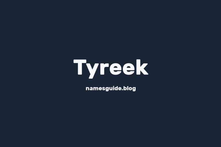 39+ Unique Middle Names for Tyreek