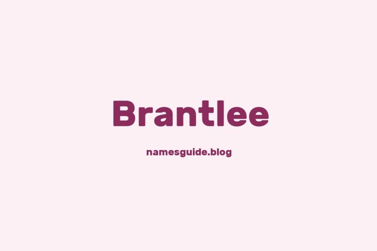 50+ Unique Middle Names for Brantlee