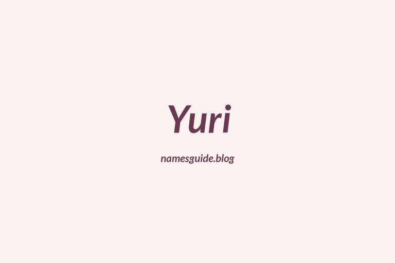 58+ Unique Middle Names for Yuri
