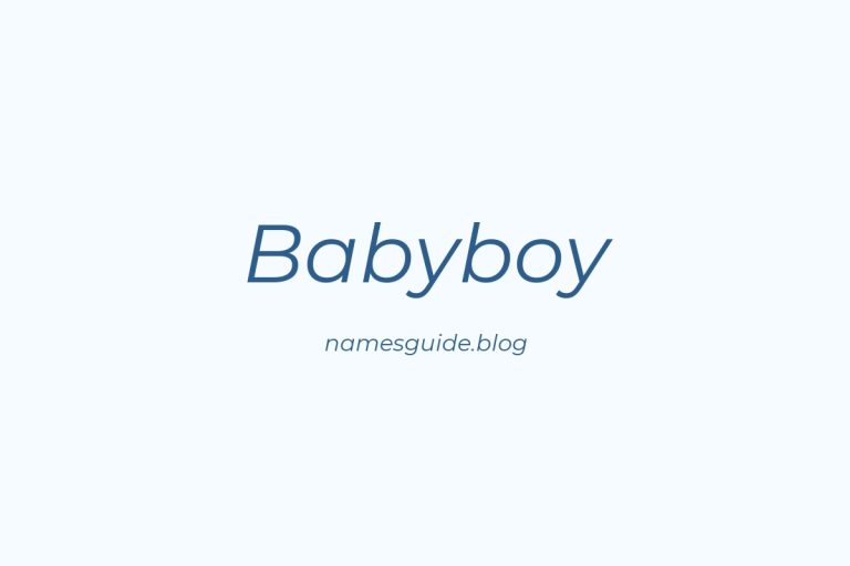 59+ Classic Middle Names for Babyboy