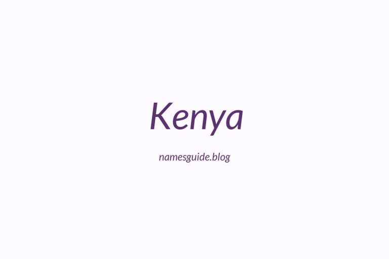 57+ Unique Middle Names for Kenya