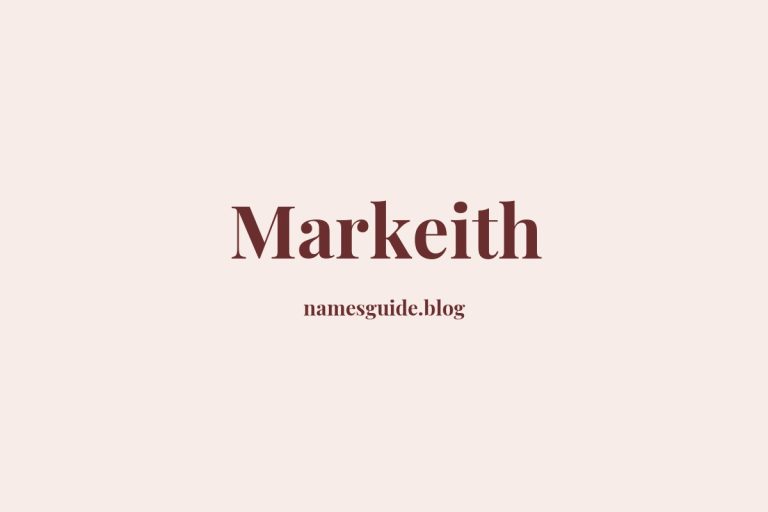 50+ Unique Middle Names for Markeith