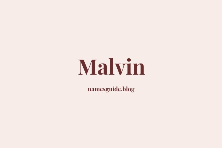 59+ Unique Middle Names for Malvin