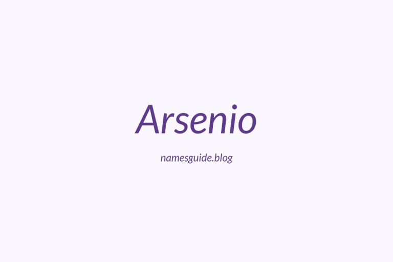 50+ Unique Middle Names for Arsenio