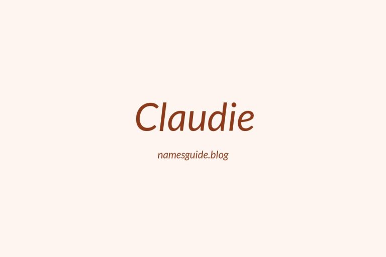 57+ Unique Middle Names for Claudie