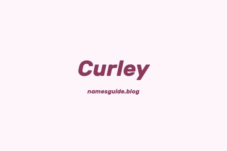 50+ Unique Middle Names for Curley