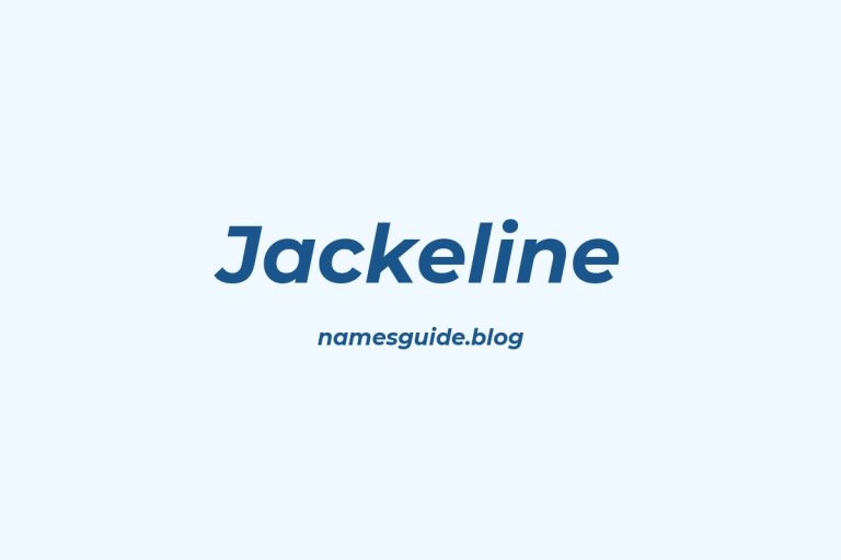 58+ Unique Middle Names for Jackeline