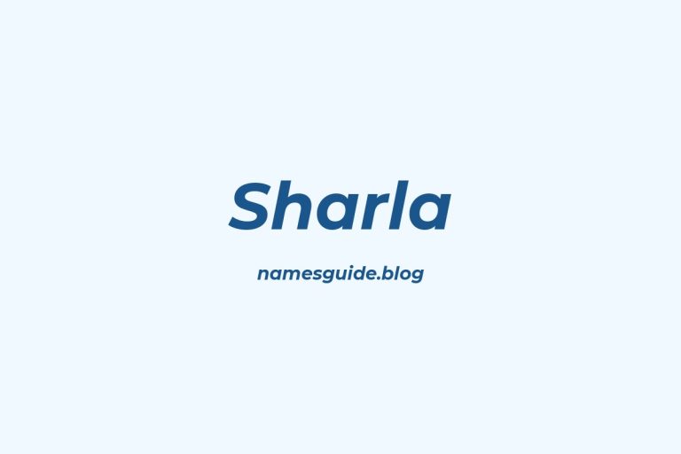 53+ Unique Middle Names for Sharla