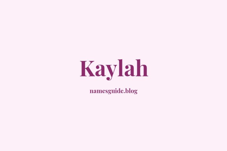 53+ Unique Middle Names for Kaylah