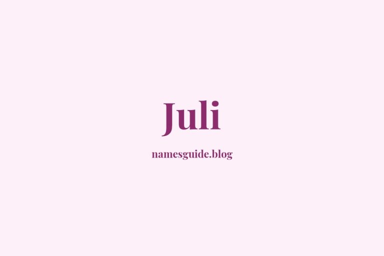 58+ Unique Middle Names for Juli