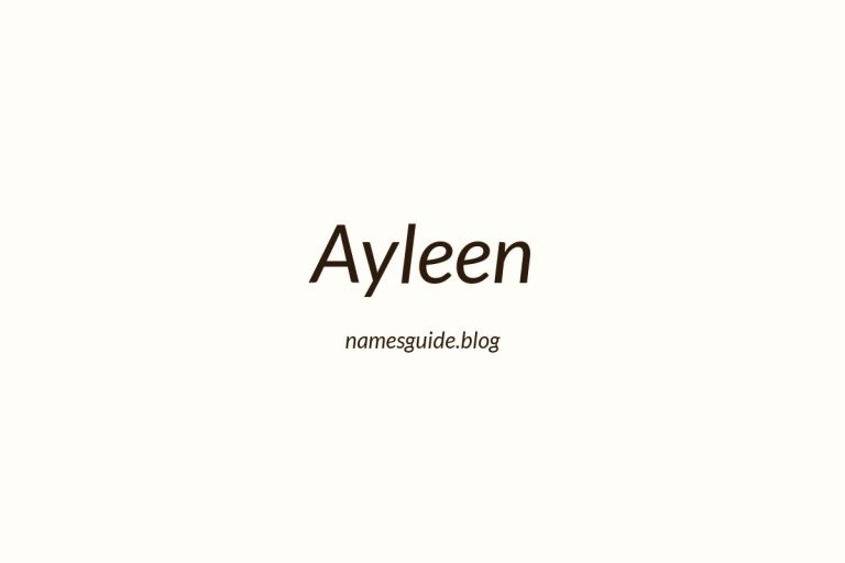 57+ Unique Middle Names for Ayleen