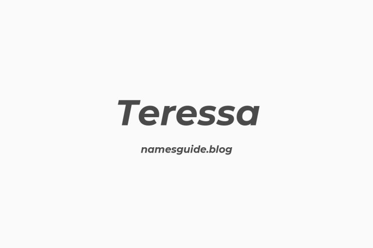 47+ Unique Middle Names for Teressa