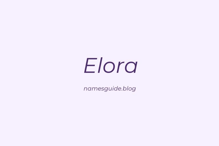 40+ Unique Middle Names for Elora