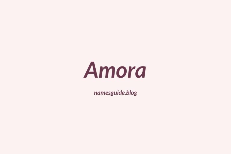 52+ Unique Middle Names for Amora