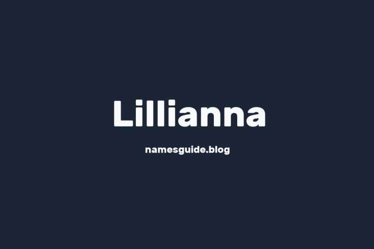 60+ Unique Middle Names for Lillianna