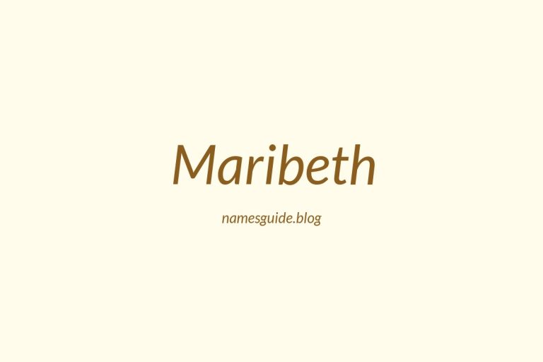 57+ Unique Middle Names for Maribeth