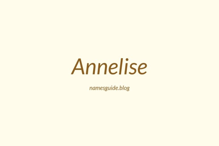 58+ Unique Middle Names for Annelise